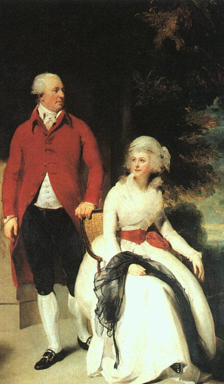  Sir Thomas Lawrence Portrait of Mr and Mrs Julius Angerstein France oil painting art